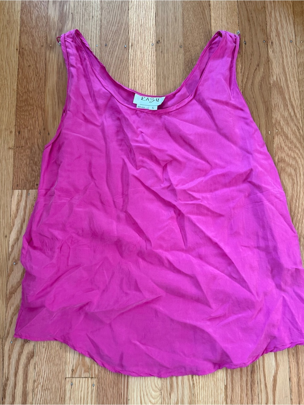 Pink Sleeveless Tank Top